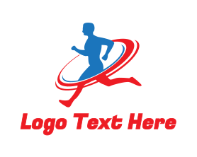 Fitness - Sports Running Fitness logo design