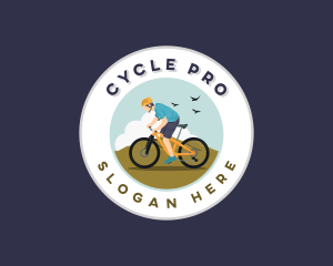 Sports Bike Cyclist logo design