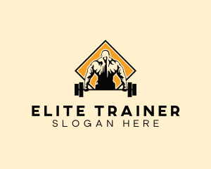 Muscle Workout Training logo design