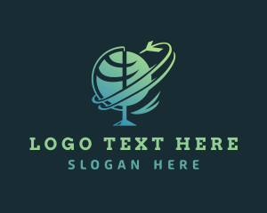 Globe - Globe Logistics Plane logo design