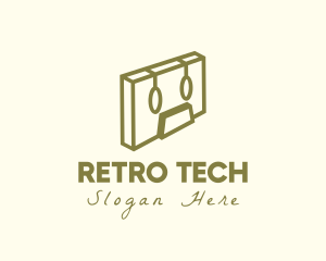 Retro Casette Tape logo design