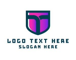 Internet - Tech Gamer Letter T logo design