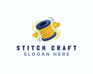 Sewing - Thread Sewing Tailor logo design