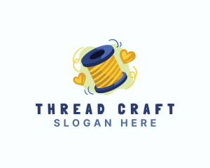 Thread Sewing Tailor logo design