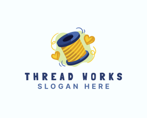 Thread Sewing Tailor logo design