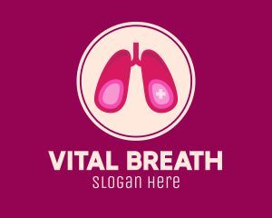 Breathing - Medical Respiratory Lungs logo design