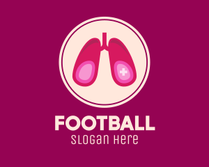 Lung Center - Medical Respiratory Lungs logo design