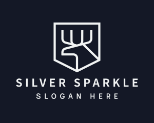 Silver - Silver Moose Shield logo design