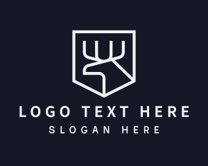 Company - Silver Moose Shield logo design