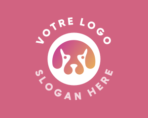 Domesticated Animal - Pet Dog Puppy logo design