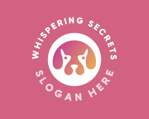 Pet Dog Puppy logo design