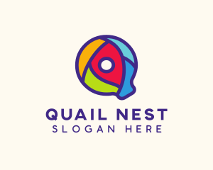 Colorful Letter Q logo design