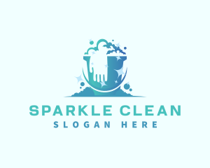 Cleaning - Bucket Glove Cleaning logo design