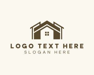 Repair - Real Estate Roofing logo design