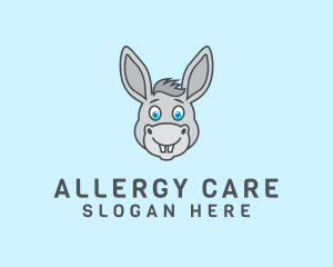 Donkey Horse Cartoon logo design