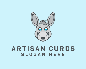 Donkey Horse Cartoon logo design