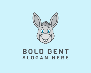 Donkey Horse Cartoon logo design