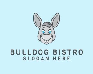 Donkey Horse Cartoon logo design