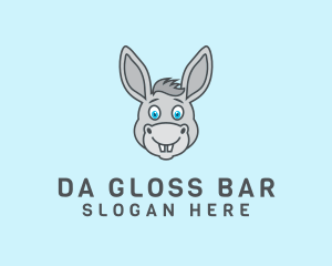 Donkey Horse Cartoon logo design