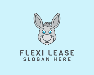 Donkey Horse Cartoon logo design