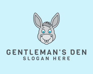 Donkey Horse Cartoon logo design