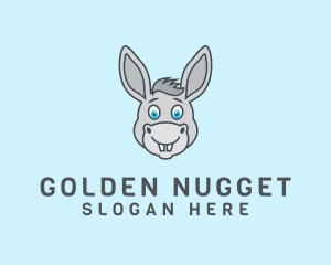 Donkey Horse Cartoon logo design