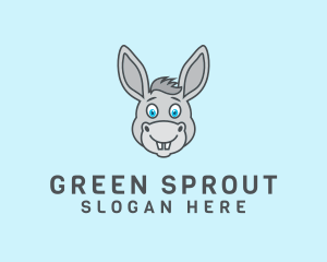 Donkey Horse Cartoon logo design