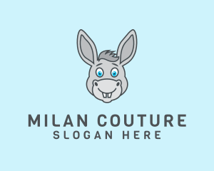 Donkey Horse Cartoon logo design