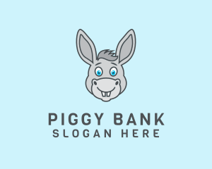 Donkey Horse Cartoon logo design