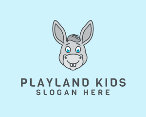 Donkey Horse Cartoon logo design