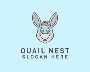 Donkey Horse Cartoon logo design