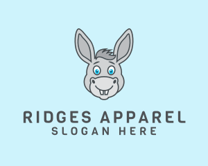 Donkey Horse Cartoon logo design