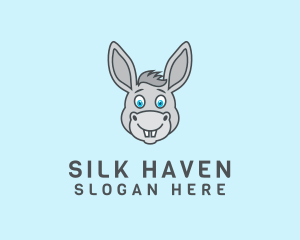 Donkey Horse Cartoon logo design