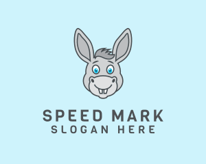 Donkey Horse Cartoon logo design