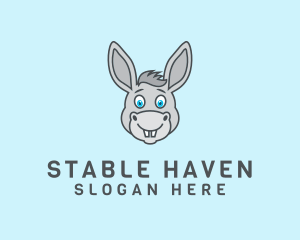 Horse - Donkey Horse Cartoon logo design