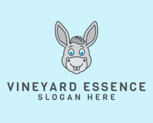 Donkey Horse Cartoon logo design