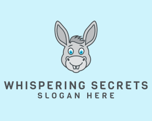 Donkey Horse Cartoon logo design