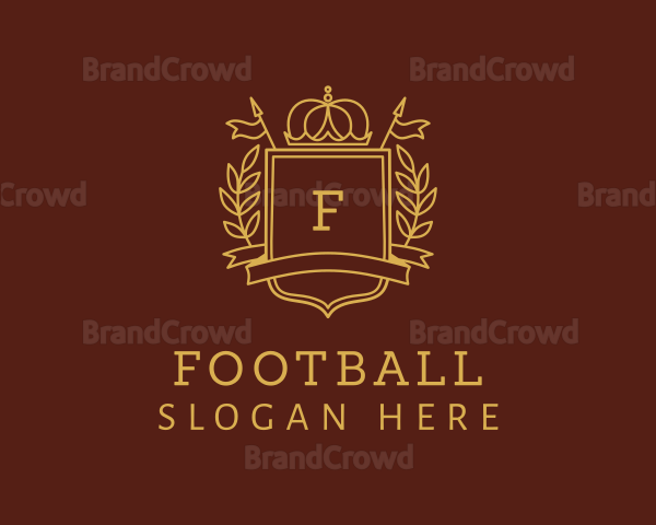 Elegant Crown Shield Logo