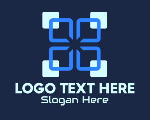 Blue Digital Tech logo design