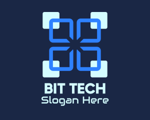 Blue Digital Tech logo design