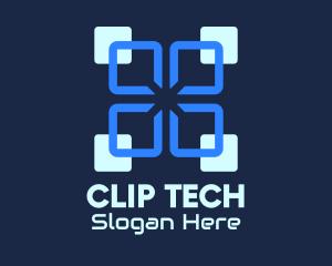 Blue Digital Tech logo design