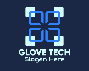 Blue Digital Tech logo design