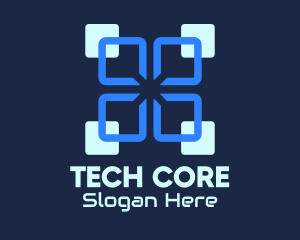 Blue Digital Tech logo design