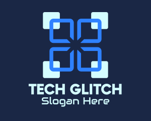 Blue Digital Tech logo design