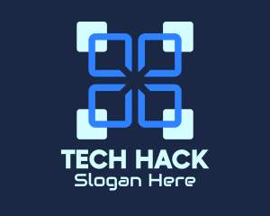 Blue Digital Tech logo design