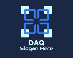 Blue Digital Tech logo design