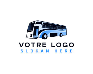 Rental - Transportation Bus Travel logo design