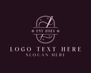 Yarn - Sew Stitching Dressmaker logo design