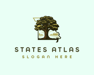 Missouri Oak Tree  logo design