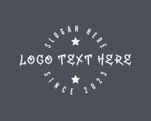 Skate Shop - Urban Graffiti Badge logo design